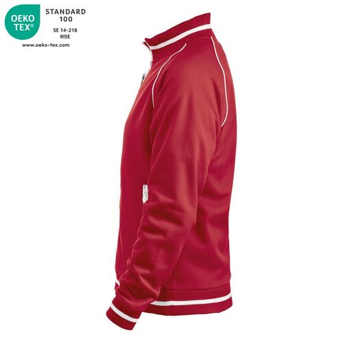 Sudadera con cremallera Mod.CRAIG Rojo (35) Talla XS