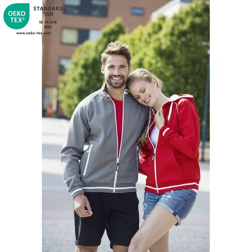 Sudadera con cremallera Mod.CRAIG Rojo (35) Talla XS