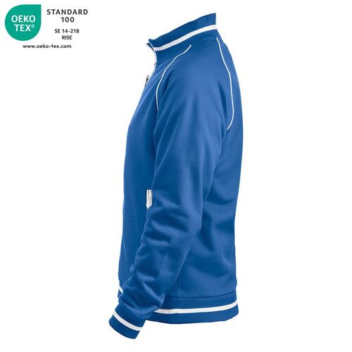 Sudadera con cremallera Mod.CRAIG Azul real (55) Talla XS