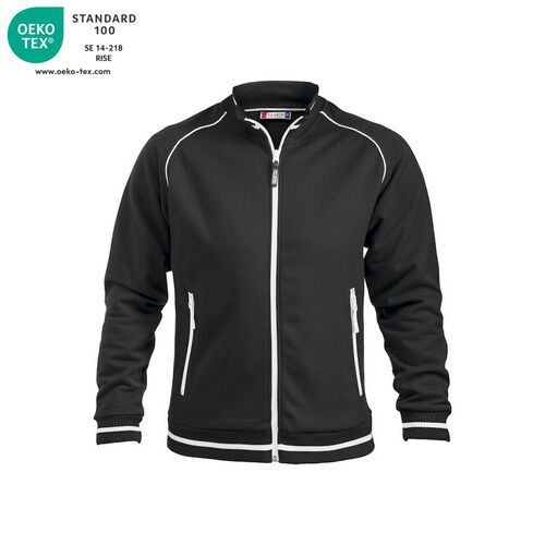 Sudadera con cremallera Mod.CRAIG Negro (99) Talla M