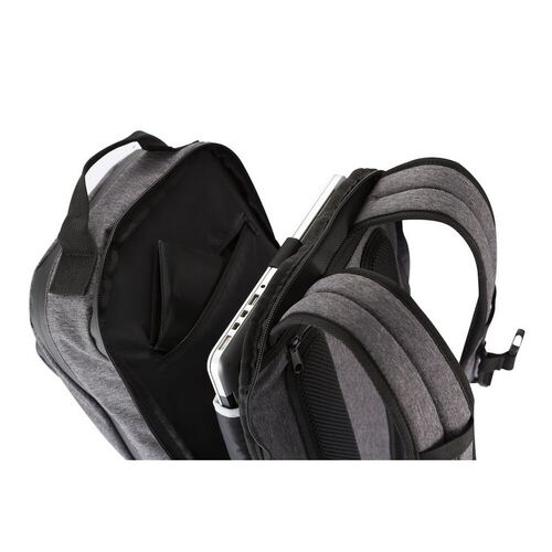 Mochila ejecutiva Mod. CITY BACKPACK 25 LITROS Antracita jaspeado (955) Talla nica