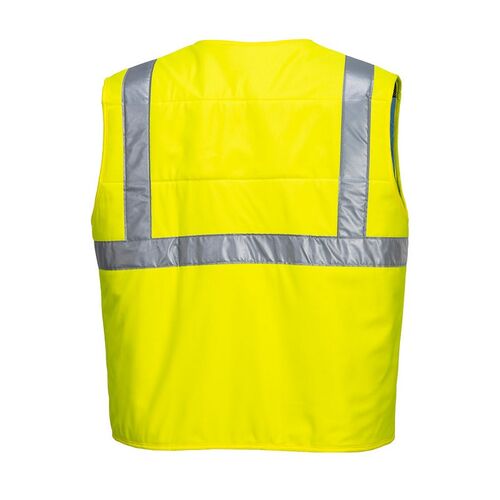 Chaleco refrescante de alta visibilidad Mod. CV02 Amarillo Fluor Talla S/M