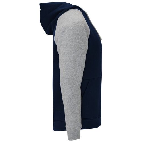 Sudadera con capucha unisex Mod. BADET (55/58) Azul Marino / Gis Talla XS