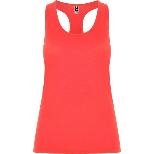 Camiseta de tirantes para chica Mod. AIDA KIDS (234) Coral Flúor Talla 11/12
