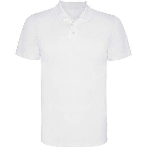 Polo tcnico Mod. MONZHA KIDS (01) Blanco Talla 4 