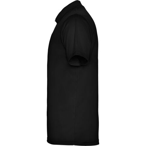 Polo técnico Mod. MONZHA KIDS (02) Negro Talla 4 