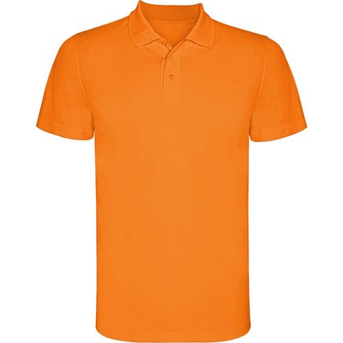 Polo técnico Mod. MONZHA KIDS (223) Naranja Flúor Talla 4 