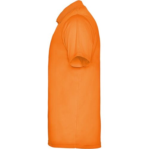 Polo técnico Mod. MONZHA KIDS (223) Naranja Flúor Talla 4 