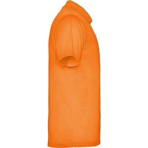 Polo técnico Mod. MONZHA KIDS (223) Naranja Flúor Talla 4 