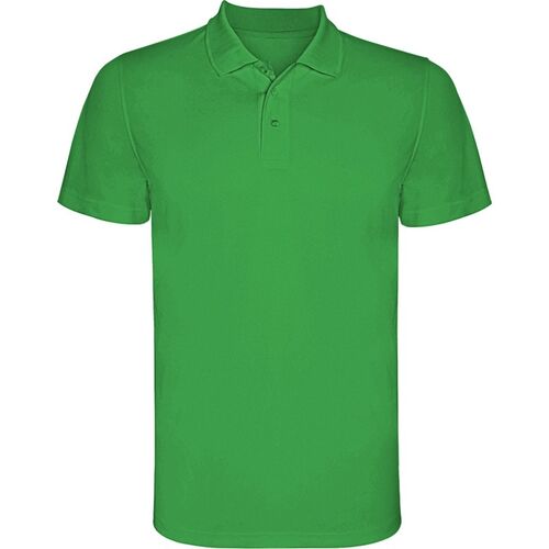 Polo tcnico Mod. MONZHA KIDS (226) Verde Helecho  Talla 4 