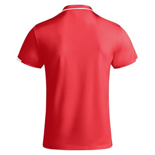 Polo tcnico bicolor Mod. TAMIL (60/01) Rojo / Blanco Talla S