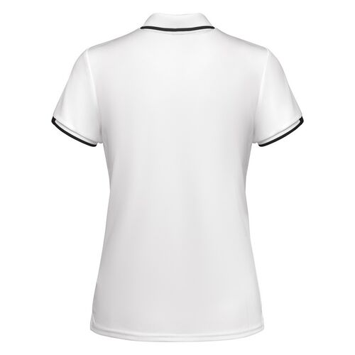 Polo tcnico bicolor Mod. TAMIL WOMAN (01/02) Blanco/Negro Talla S