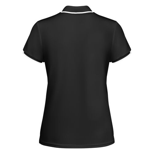 Polo tcnico bicolor Mod. TAMIL WOMAN (02/01) Negro / Blanco Talla S