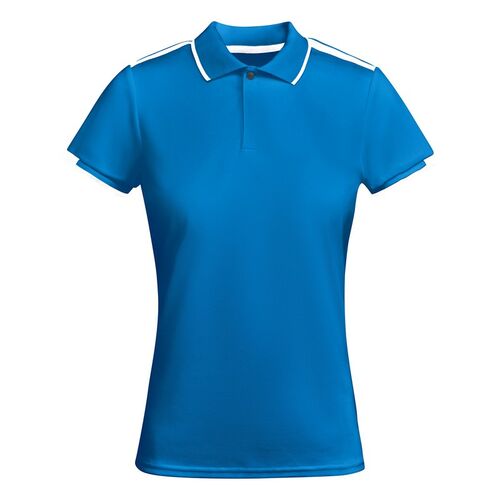 Polo tcnico bicolor Mod. TAMIL WOMAN (05/01) Azul Royal / Blanco Talla S