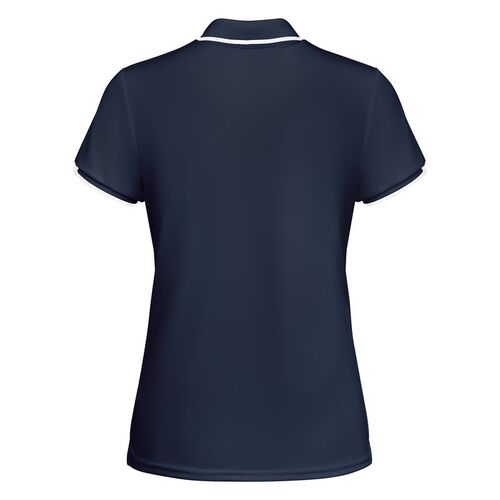 Polo técnico bicolor Mod. TAMIL WOMAN (55/01) Azul Marino / Blanco Talla M