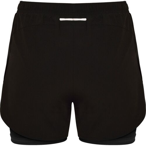 Pantaln corto con malla interior Mod. LANUS (02/02) Negro / Negro Talla S