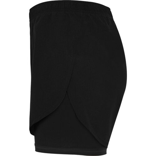 Pantaln corto con malla interior Mod. LANUS (02/02) Negro / Negro Talla S