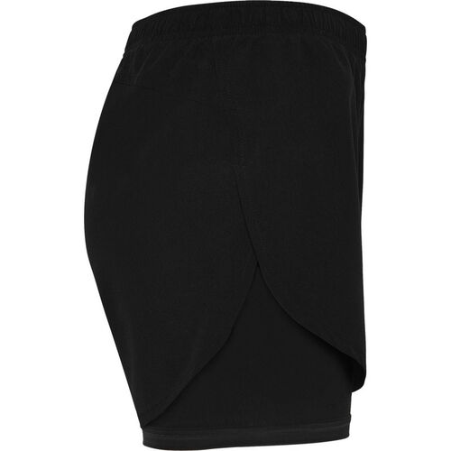 Pantaln corto con malla interior Mod. LANUS (02/02) Negro / Negro Talla S