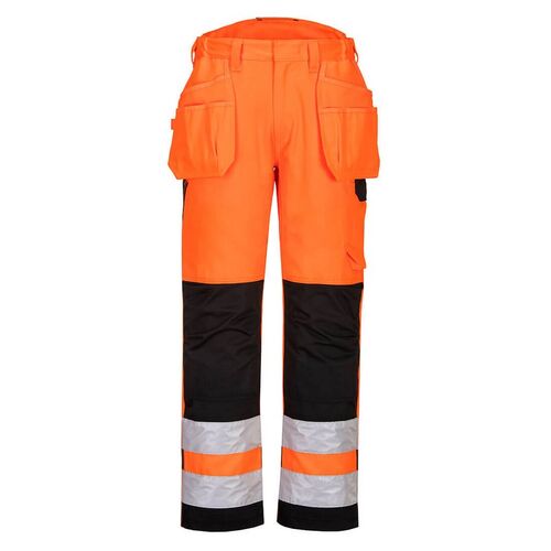 Pantaln de alta visibilidad Mod. HOLSTER PW2 Naranja Fluor / Negro Talla 34