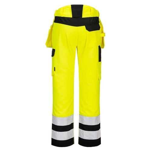 Pantaln de alta visibilidad Mod. HOLSTER PW2 Amarillo Fluor / Negro Talla 48