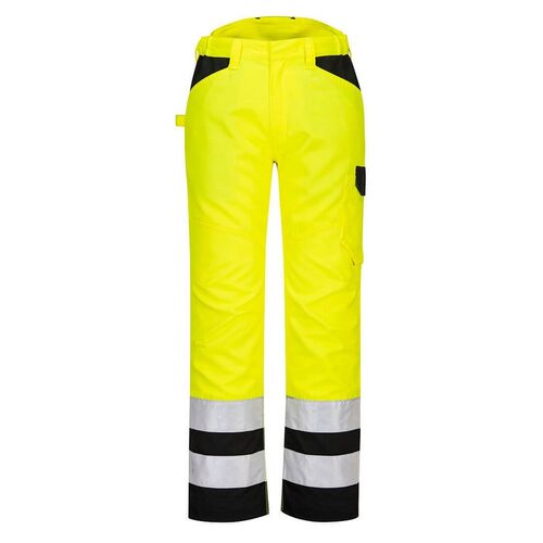 Pantaln de alta visibilidad Mod. SERVICE PW2 Amarillo Fluor / Negro Talla 48