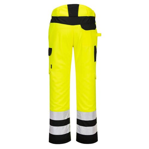 Pantaln de alta visibilidad Mod. SERVICE PW2 Amarillo Fluor / Negro Talla 48