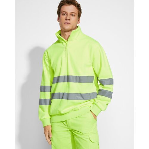 Sudadera de alta visibilidad Mod. SPICA (221) Amarillo Flúor Talla S