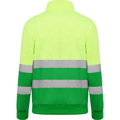 Sudadera de alta visibilidad Mod. SPICA Verde Jardín/Amarillo Flúor (52/221) Talla S