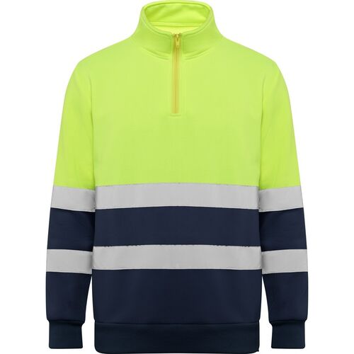 Sudadera de alta visibilidad Marino/Amarillo Fluor (55/221) Talla S