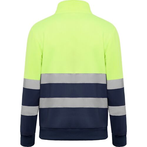 Sudadera de alta visibilidad Marino/Amarillo Fluor (55/221) Talla S