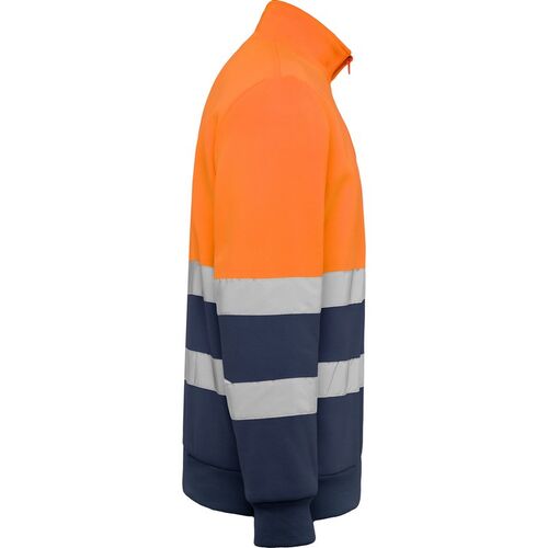 Sudadera de alta visibilidad Mod. SPICA Marino/Naranja Fluor (55/223) Talla XL