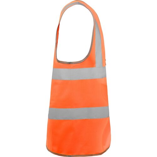 Chaleco de alta visibilidad con cremallera Mod. POLUX (223) Naranja Flúor Talla M/L