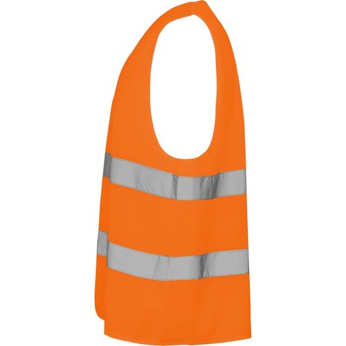 Chaleco básico de alta visibildiad Mod. SIRIO  (223) Naranja Flúor Talla M/L