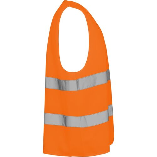 Chaleco básico de alta visibildiad Mod. SIRIO  (223) Naranja Flúor Talla M/L