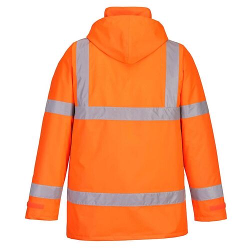 Parka de alta visibilidad Mod. TRAFFIC Naranja Fluor Talla XS