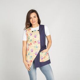 Blusa de educadora Mod. MANOS FLOR