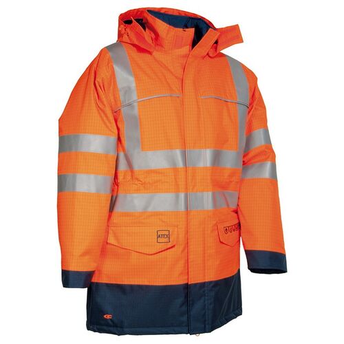 Parka ATEX multinorma Mod. ST. PETERSBURG AV Naranja Fluor Talla XS