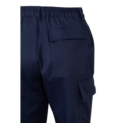 Pantalón multibolsillos básico de alta visibilidad Azul Marino / Amarillo Fluor (60) Talla XXL