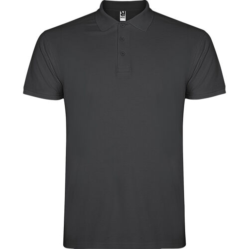 Polo unisex Mod. STAR (46) Plomo oscuro Talla S