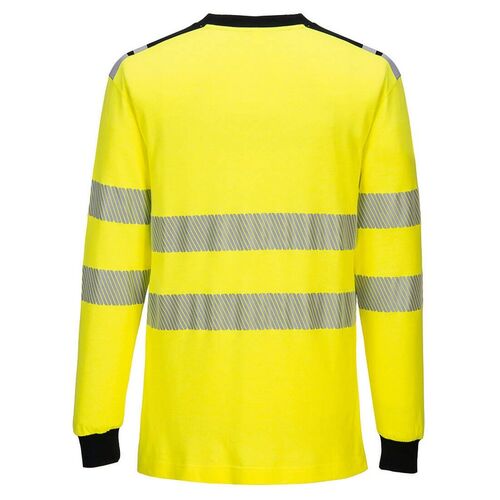 Camiseta ATEX de alta visibilidad WX3 Amarillo Fluor / Negro Talla L