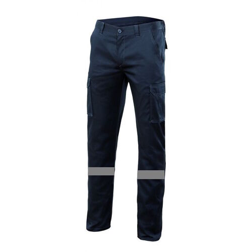 Pantalón stretch multibolsillos GREPCON + banda reflectante AZUL NAVY Azul Navy (61) Talla 58