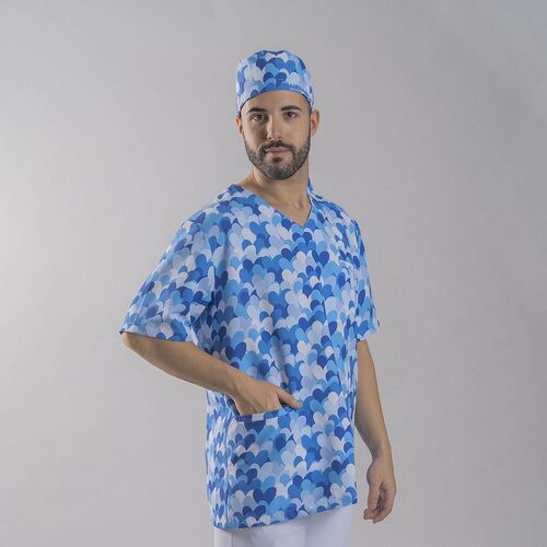 Casaca sanitaria Mod. COURE AGATHA (5146) Cuore Azul Talla XS