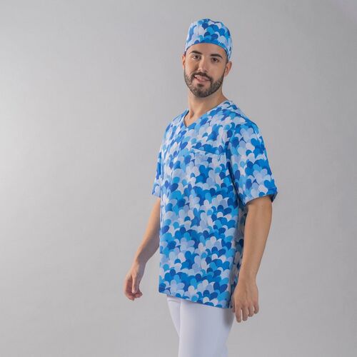 Casaca sanitaria Mod. COURE AGATHA (5146) Cuore Azul Talla XS