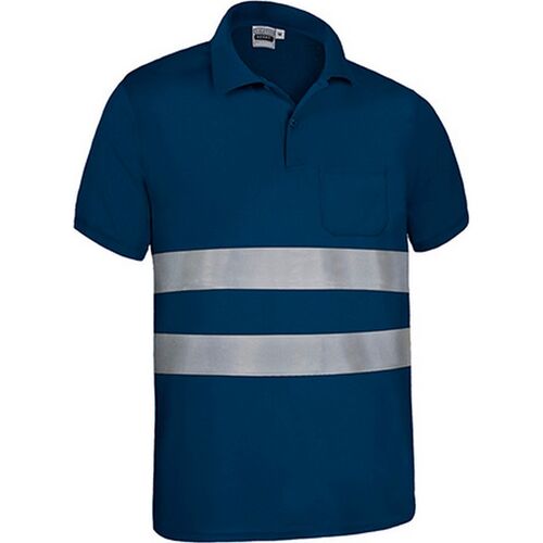 Polo de visibilidad realzada EN17353 B3 Azul Marino Talla S