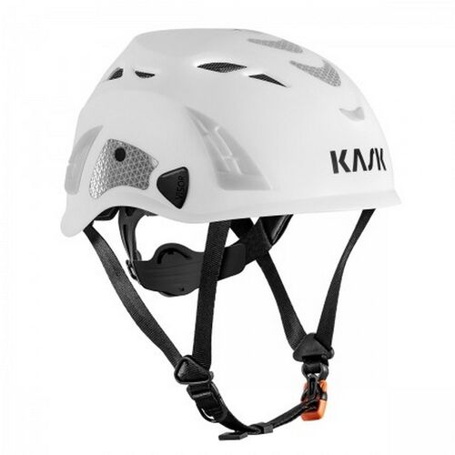 Casco con barbuquejo Mod. KASK SUPER PLASMA HI VIZ (201) Blanco Talla nica