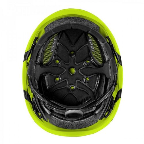 Casco con barbuquejo Mod. KASK SUPER PLASMA HI VIZ (221) Amarillo Fluor Talla nica