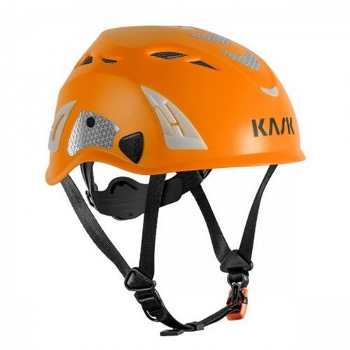 Casco con barbuquejo Mod. KASK SUPER PLASMA HI VIZ (222) Naranja Fluor Talla nica