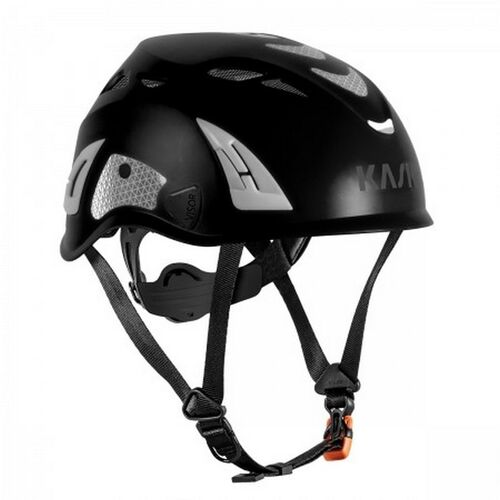 Casco con barbuquejo Mod. KASK SUPER PLASMA HI VIZ (210) Negro Talla nica