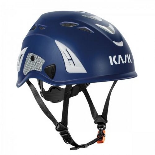 Casco con barbuquejo Mod. KASK SUPER PLASMA HI VIZ (208) Azul Talla nica