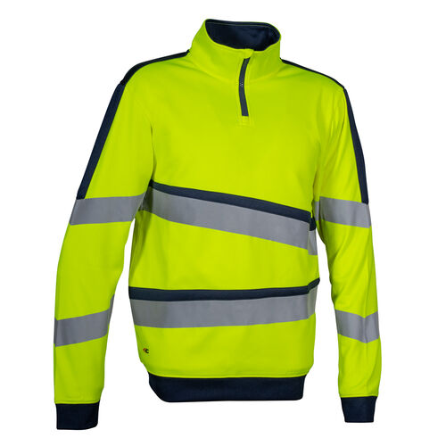 Sudadera AV Mod. LIXUS Amarillo Fluor Talla S